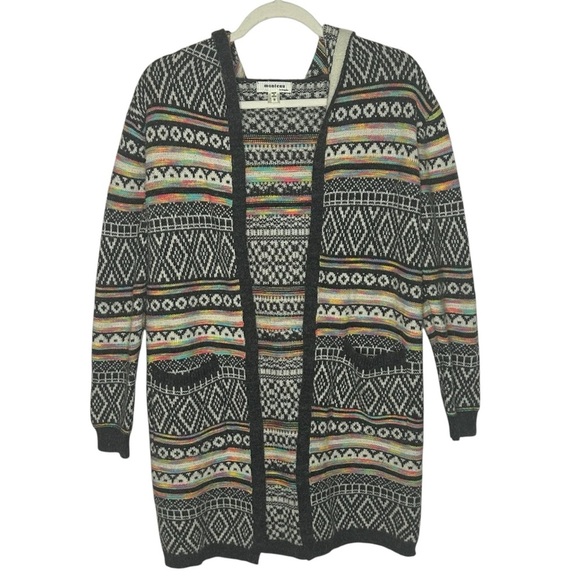 Monteau Multicolor Patterned Sweater - Picture 1 of 10